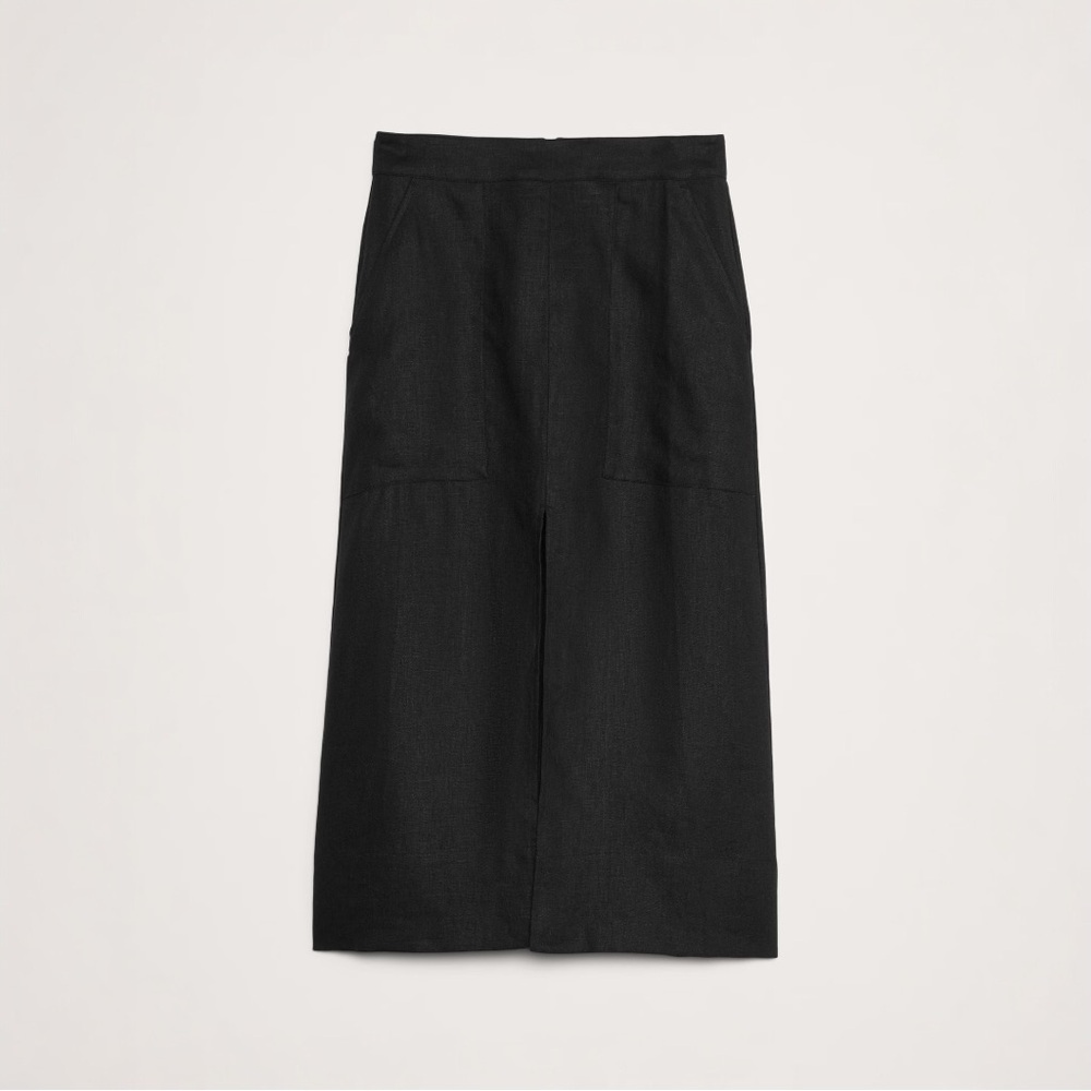 NWT Banana Republic Linen MIDI Skirt - Picture 4 of 6